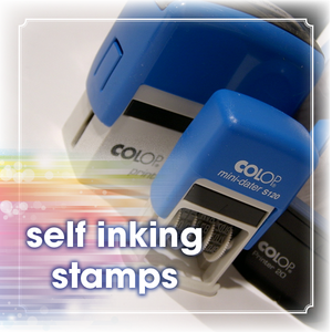Self Inking Stamps - Medium (4 or 5 lines of text)