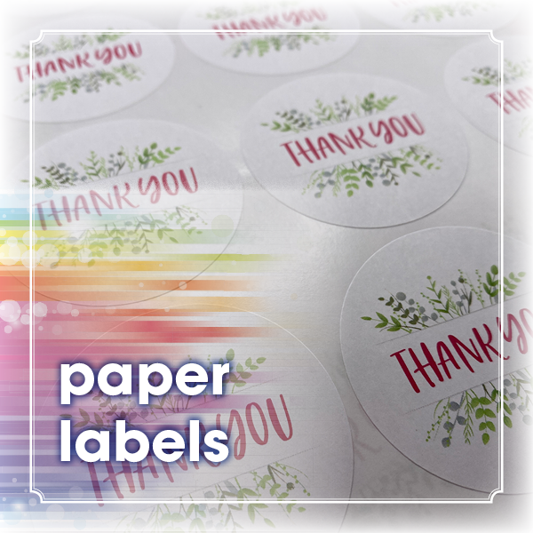 Paper Labels - Circle